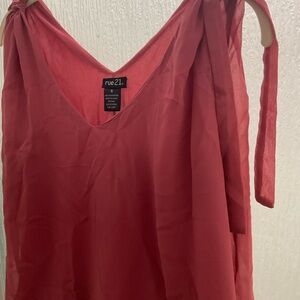 Rue21 Women's Red Sleeveless Camisole